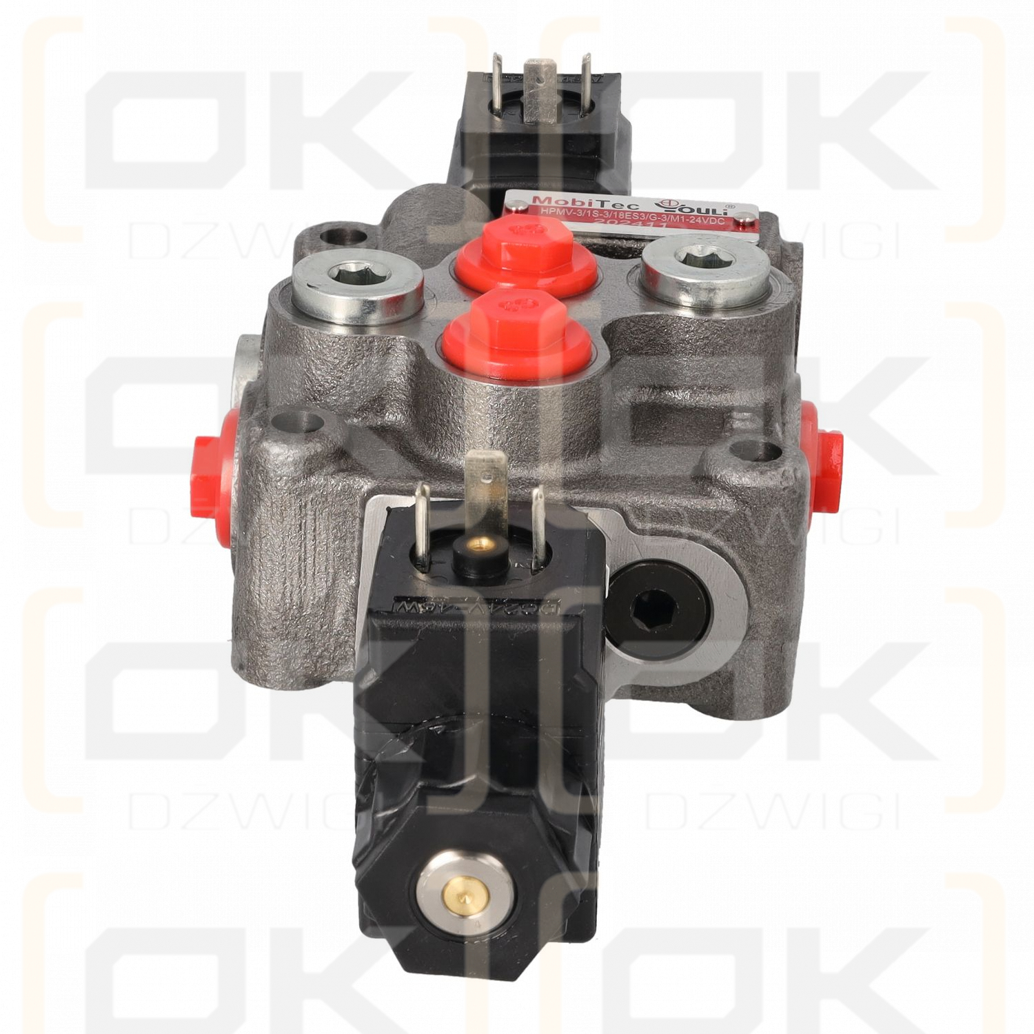 Monoblock distributor. 45l/min G3/8"; 1-section; slide 1; electric 24V; side B: electric